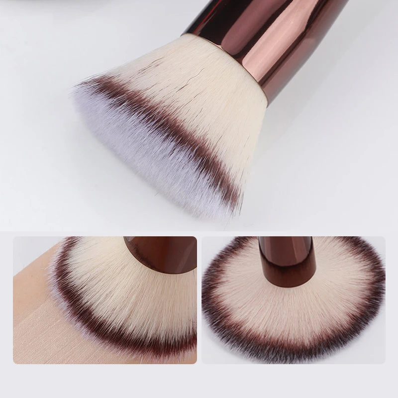 3 styles Double-headed Makeup Brush With Soft Bristles Foundation Brush Blush Brush BB Cream Makeup Brush Portable Makeup Tool