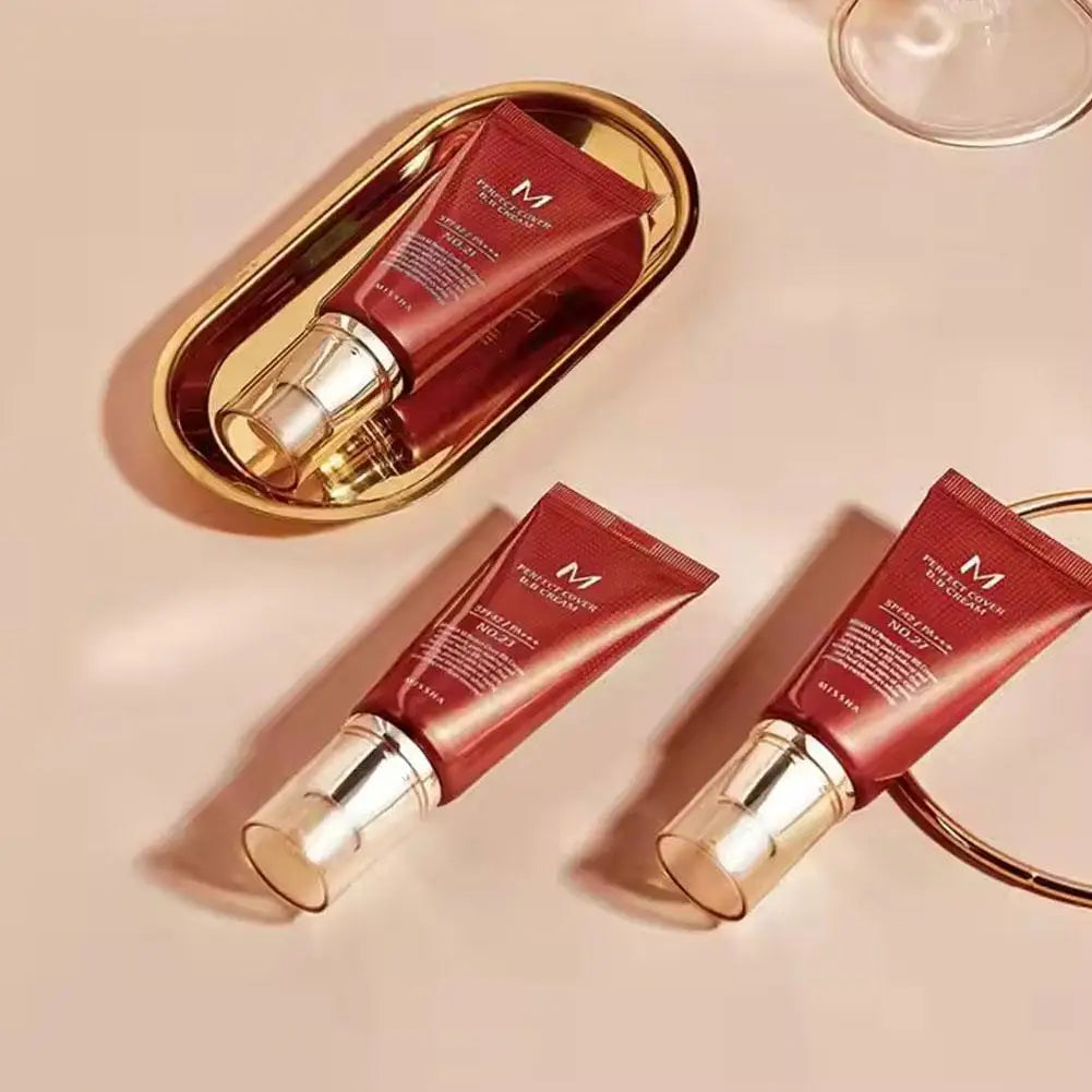 BB Cream 50ml No21 No23 Concealer Liquid Foundation Moisturizing Makeup Base Natural Nude Look Long Lasting Wear For All Skin